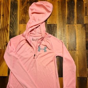 Light pink Under Armour girls hoodie